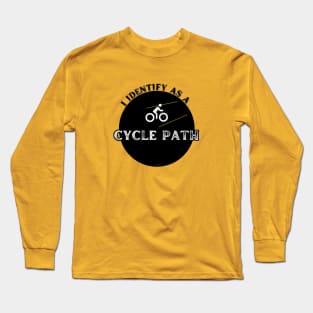 Identify As A Cycle Path By Abby Anime(c) Long Sleeve T-Shirt